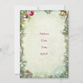 Uitnodiging voor kerstfeestdagen (alle tekst kan w (Achterkant)