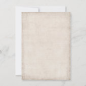 Uitnodiging voor kerstfeestdagen bij rendieren (Achterkant)