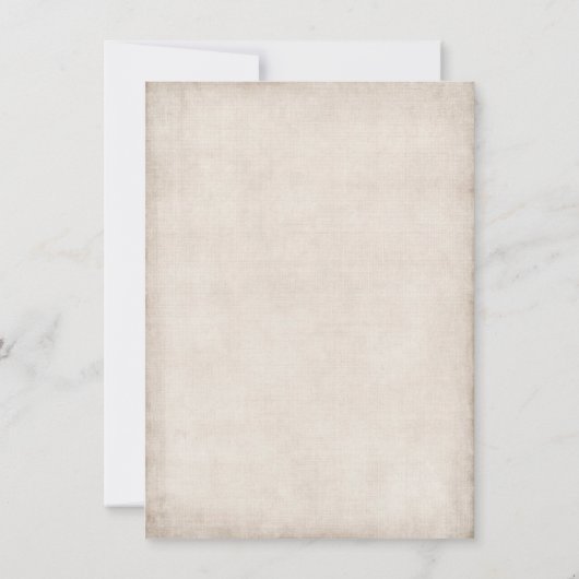 Uitnodiging voor kerstfeestdagen bij rendieren (Achterkant)