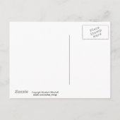 Uitnodiging voor kerstfeestdagen briefkaart (Achterkant)