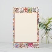  uitnodiging voor kerstfeestdagen briefpapier (Staand voorkant)