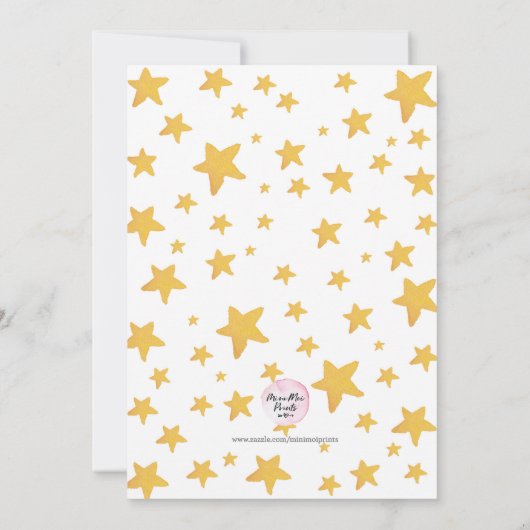 Uitnodiging voor kerstfeestdagen | Cute Penguin (Achterkant)