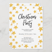 Uitnodiging voor kerstfeestdagen | Cute Penguin (Voorkant / Achterkant)