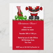 Uitnodiging voor kerstfeestdagen en feestdagen (Voorkant / Achterkant)