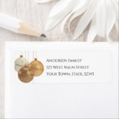 Uitnodiging voor kerstfeestdagen etiket (Insitu)