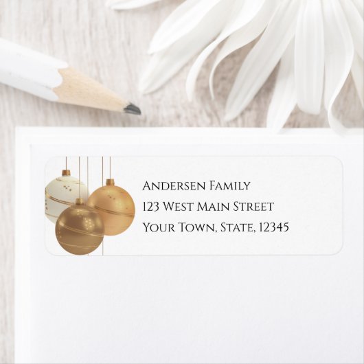 Uitnodiging voor kerstfeestdagen etiket (Insitu)