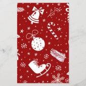 Uitnodiging voor kerstfeestdagen flyer (Achterkant)