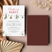 Uitnodiging voor kerstfeestdagen flyer