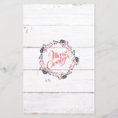 Uitnodiging voor kerstfeestdagen flyer (Achterkant)