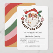 Uitnodiging voor kerstfeestdagen in Colorful Groov (Voorkant / Achterkant)