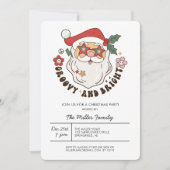 Uitnodiging voor kerstfeestdagen in Colorful Groov (Voorkant)