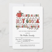 Uitnodiging voor kerstfeestdagen in Colorful Groov (Voorkant)