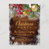 Uitnodiging voor kerstfeestdagen in de Rustige Gol (Voorkant)