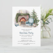 Uitnodiging voor kerstfeestdagen in de Waterverf E (Staand voorkant)