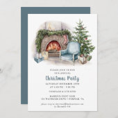 Uitnodiging voor kerstfeestdagen in de Waterverf E (Voorkant / Achterkant)