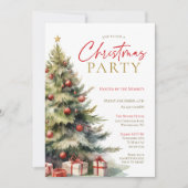 Uitnodiging voor kerstfeestdagen in de Waterverf E (Voorkant)