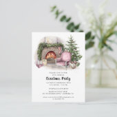 Uitnodiging voor kerstfeestdagen in de Waterverf E (Staand voorkant)