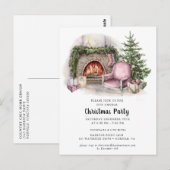 Uitnodiging voor kerstfeestdagen in de Waterverf E (Voorkant / Achterkant)