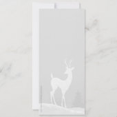 Uitnodiging voor kerstfeestdagen in de winter (pru (Achterkant)