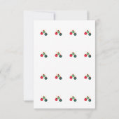 Uitnodiging voor kerstfeestdagen in Elegant (Achterkant)