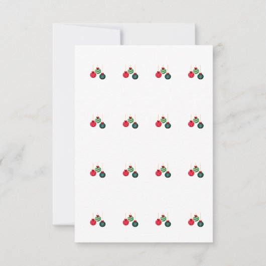 Uitnodiging voor kerstfeestdagen in Elegant (Achterkant)