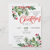 Uitnodiging voor kerstfeestdagen in Griekenland (Voorkant)