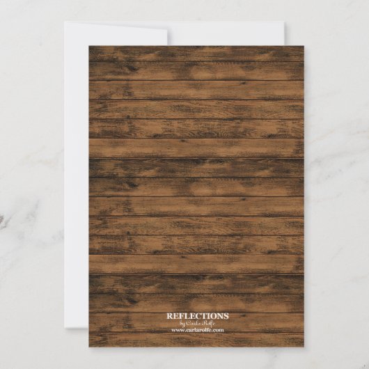 Uitnodiging voor kerstfeestdagen in het bijtende l (Achterkant)