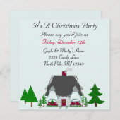 Uitnodiging voor kerstfeestdagen in onze omgeving (Voorkant / Achterkant)