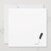 Uitnodiging voor kerstfeestdagen in Red & Gold Bal (Achterkant)