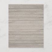 Uitnodiging voor kerstfeestdagen met begrotingster flyer (Achterkant)