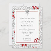 Uitnodiging voor kerstfeestdagen met Berry Wedding (Voorkant)