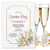 Uitnodiging voor kerstfeestdagen met Champagne