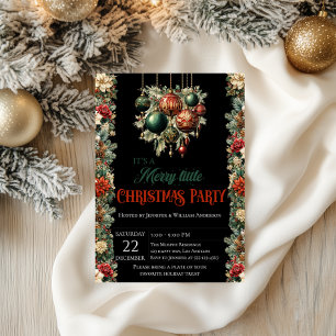 Uitnodiging voor kerstfeestdagen met Elegant Black