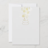 Uitnodiging voor kerstfeestdagen met Gouden Retrie (Achterkant)