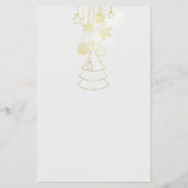 Uitnodiging voor kerstfeestdagen met Gouden Retrie Flyer (Achterkant)