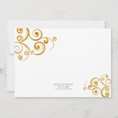 Uitnodiging voor kerstfeestdagen met snoepsuikerri (Achterkant)