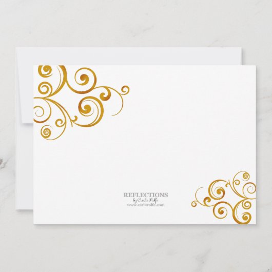 Uitnodiging voor kerstfeestdagen met snoepsuikerri (Achterkant)