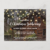 Uitnodiging voor kerstfeestdagen met trouwe kaken (Voorkant)