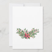 Uitnodiging voor kerstfeestdagen om winterbessen u (Achterkant)