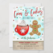 Uitnodiging voor kerstfeestdagen voor cacao en koe (Voorkant)