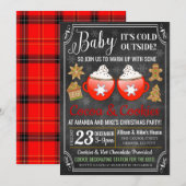 Uitnodiging voor kerstfeestdagen voor cacao en koe (Voorkant / Achterkant)