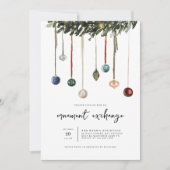 Uitnodiging voor kerstfeestdagen voor de uitwissel (Voorkant)