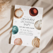 Uitnodiging voor kerstfeestdagen voor de uitwissel