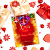 Uitnodiging voor kerstfeestdagen voor kerstfeestda