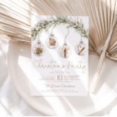 Uitnodiging voor kerstfeestdagen voor sierdoeleind