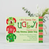 Uitnodiging voor kerstfeestelijke feestdagen (Staand voorkant)