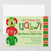 Uitnodiging voor kerstfeestelijke feestdagen (Voorkant / Achterkant)