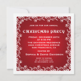  uitnodiging voor kerstfeestelijke feestdagen