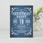  uitnodiging voor kerstfeestelijke feestdagen (Staand voorkant)