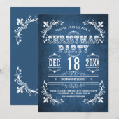  uitnodiging voor kerstfeestelijke feestdagen (Voorkant / Achterkant)